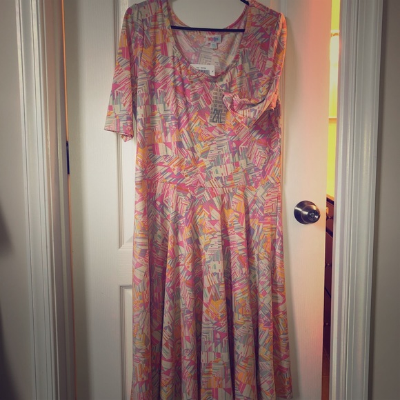 Lularoe Nicole Dress, size 2xl - Picture 1 of 3